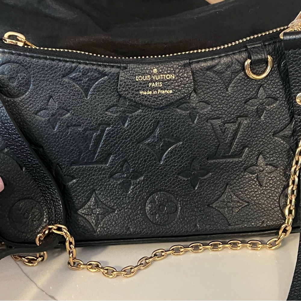 Louis Vuitton Black Leather Women's Bag